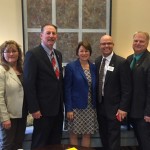 Senator Klobuchar with RAMS delegation 042116
